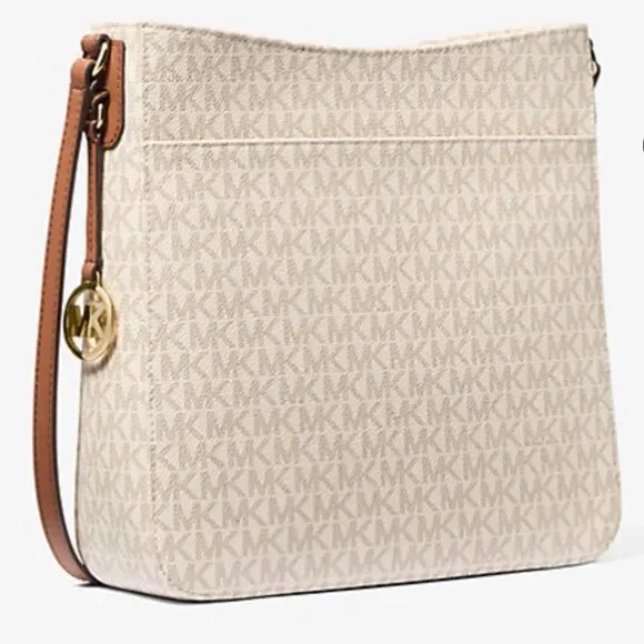 Michael Kors Jet Set Travel Large Logo Messenger Bag - Picture 4 of 15